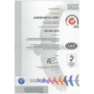 ISO 9001:2015 CERTIFICATE